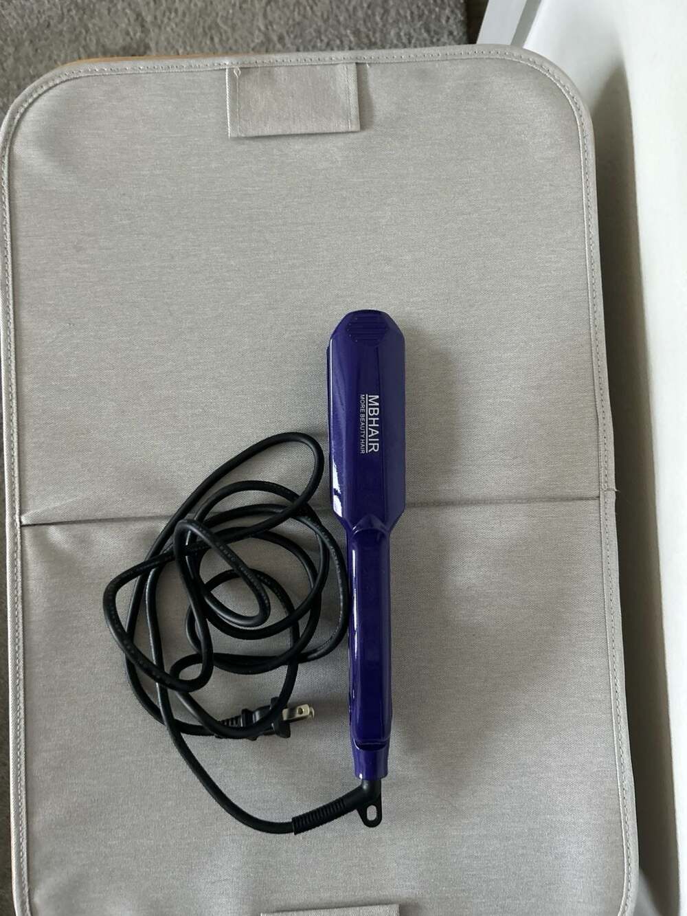 MBHAIR Purple Ceramic Volumizing Hair Crimper Iron